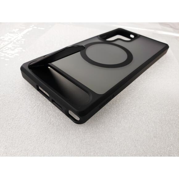 Torras Stand Case For Samsung Galaxy S25 Ultra w kickstand Matte Frost Black - Picture 8 of 12